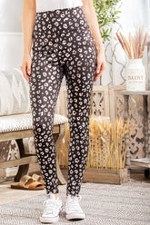 Heimish Full Size Leopard Print High Waist Athleisure Leggings - Trendy Activewear